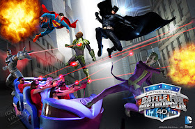Six Flags Great Adventure DC Comics Justice League Battle for Metropolis Ride