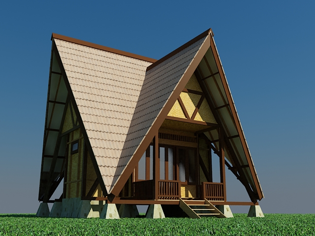 18 Rumah  Kayu  Tahan  Gempa  Model Desain Rumah  Minimalis 