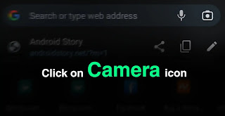 Click on the Camera icon