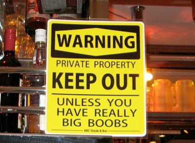 big boobs sign