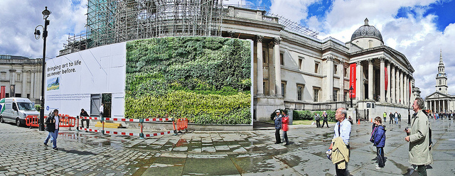 Museu de Londres tem jardim vertical inspirado em pintura de Van Gogh