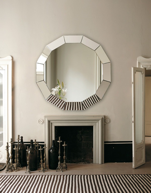  Dekorasi  Dinding dengan Cermin Modern yang Menarik 