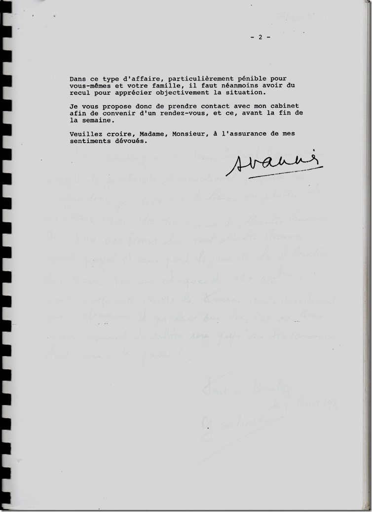 14)_Lettre_ du_23_01_1990_de_Me_Sylvie_VANNIER_à_José_SALVAT_page_2