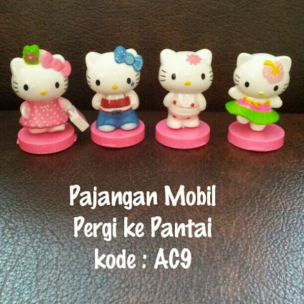 Pajangan Hello Kitty Murah  Grosir Ecer isi 4 Pantai