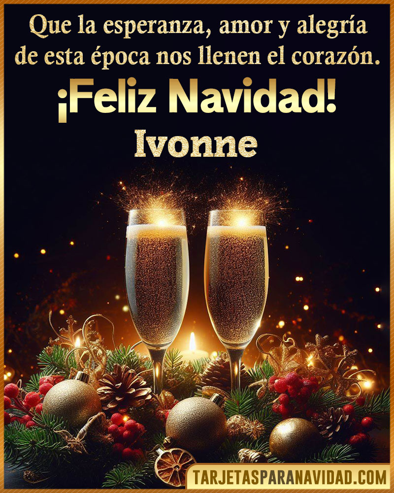 Tarjetitas de navidad para Ivonne