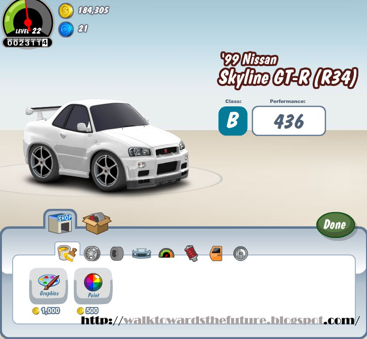 Walk Towards The Future Car Town My'99 Nissan Skyline GTR R34 