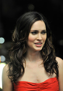 Megan Fox Long Brunette Curly Hairstyle