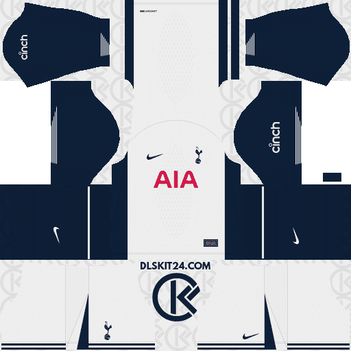 Tottenham Hotspur Kits 2024-2025 Nike Leaked - Dream League Soccer (Home)