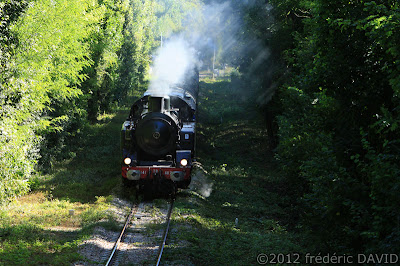 train vapeur  vintage  locomotive 141 TB 407 AJECTA Longueville Seine-et-Marne