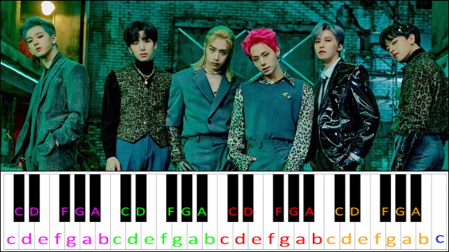 No diggity by (ONEUS) Piano / Keyboard Easy Letter Notes for Beginners