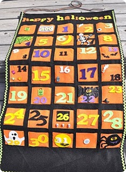 halloween advent calendar