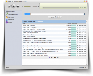 Super MP3 Download 4.9.5.2 Katılımsız Full Program indir