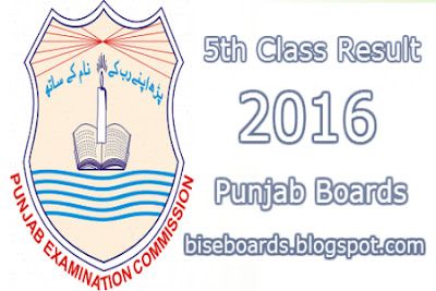 PEC Lahore Board 5th Class Result 2016