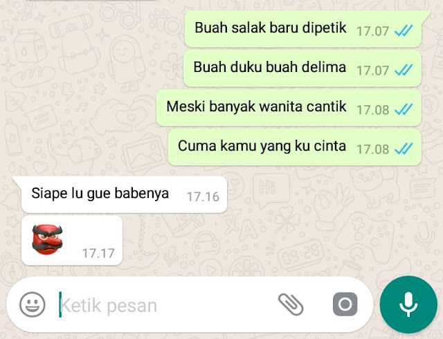 8 Obrolan Kocak 'Pantun Cinta' Ini Berakhir Penuh Kegalauan