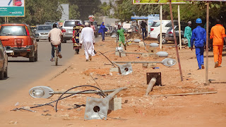 Government is upgrading the lights among the main streets in Niamey