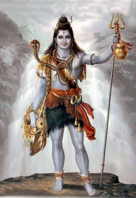 lord shiva standing