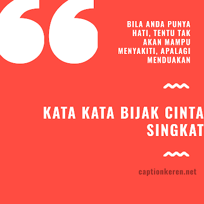 kata-kata bijak cinta singkat