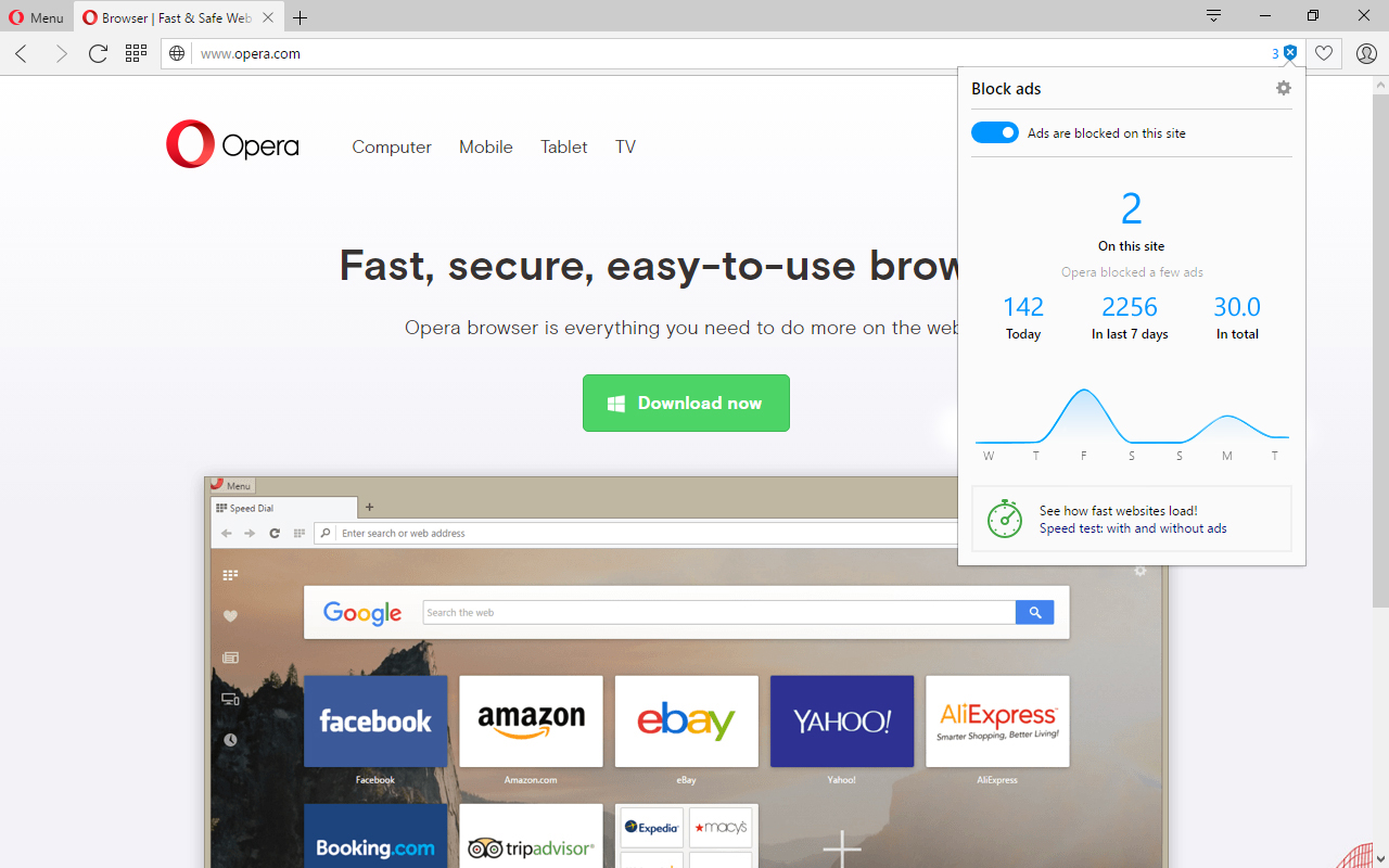 Browser Opera Bisa Blokir Iklan Otomatis, Apakah Lebih Cepat Loading?