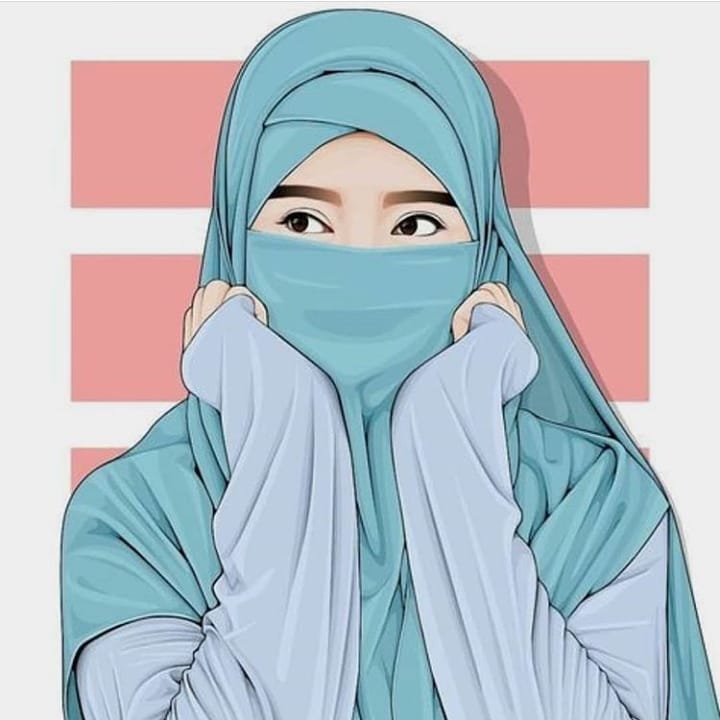 100 Islamic Cute Hijabi Muslimah  Girl Cartoon Wallpaper 