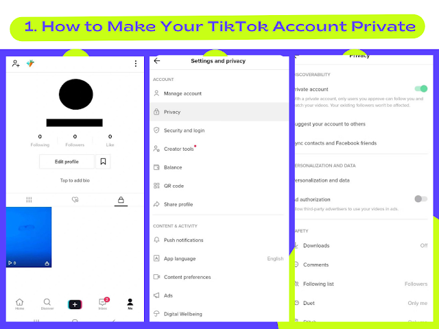 1. How to Make Your TikTok Account Private