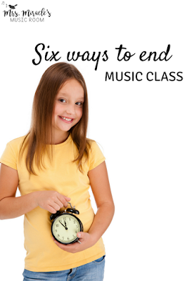 Six ways to end music class: Helpful ideas, including solo singing, listening, and more!