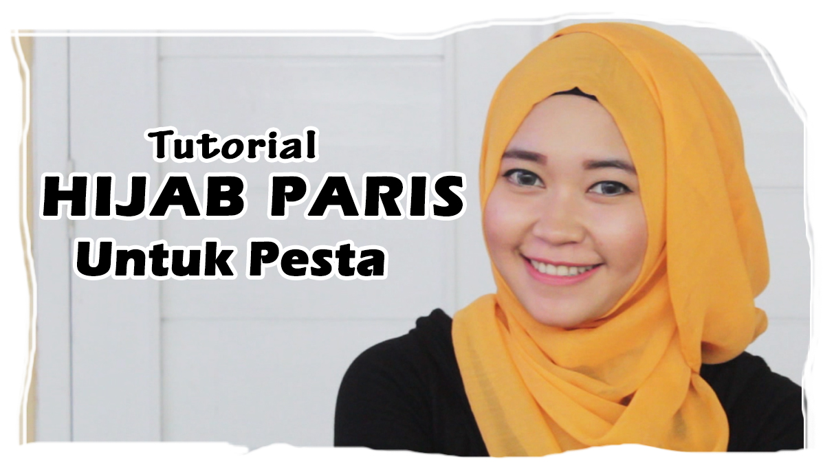 25 Gambarnya Tutorial Hijab Paris Bertumpuk Terlengkap Tutorial