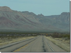 Sierra Diablo Mountains on Texas 54 North - north of Van Horn