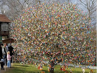 easter egg tree decorations