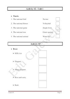 Grade 5 English Model Paper - Qualitative Module