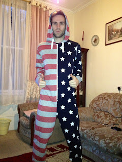 American Flag Onesie