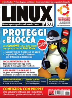 Linux Pro 92 - Giugno 2010 | ISSN 1722-6163 | TRUE PDF | Mensile | Computer | Linux | Hardware | Software | Programmazione
Linux Pro è il mensile dedicato al famoso sistema operativo Open Source. La rivista fornisce tutti gli strumenti per utilizzare al meglio Linux in ambito lavorativo ma non solo. In ogni numero trovate articoli di approfondimento sui temi più caldi del momento, prove hardware e software e oltre 30 pagine di tutorial di programmazione, networking, sicurezza e altro ancora. 96 pagine ricche di consigli e suggerimenti su come vivere al meglio l'esperienza del Free Software. La rivista ha in allegato un DVD con le distribuzioni e il software per Linux più recente.