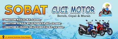 Download Spanduk Cuci Motor Format CDR