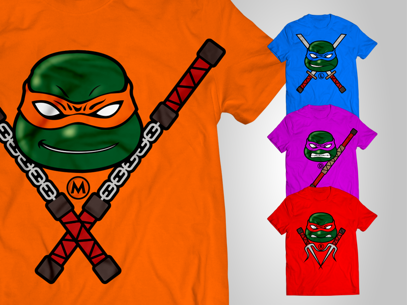 Teenage Mutant Ninja Turtles T-shirt Designs