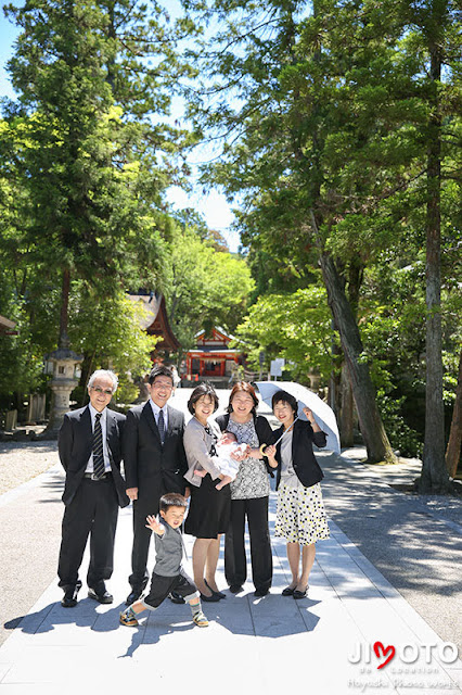 大縣神社でのお宮参り出張撮影