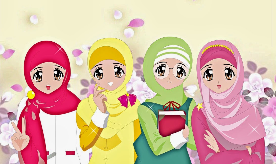 Update Gambar Wallpaper Kartun Muslim