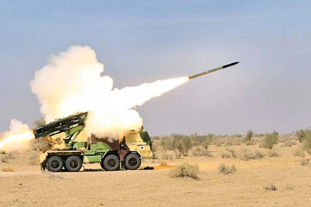 DRDO successfully tested the 'Pinak Missile System'.