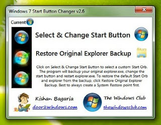 Windows 7 Start Button Changer v 2.6