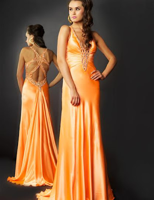 Cass. Stone II Prom Dresses 6055A-HotOrangeIMG_7738 2