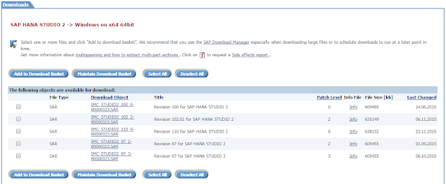 HANA-Studio-Download