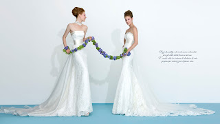 Avorio e verde menta by Atelier Aimee 2013 Wedding Dresses