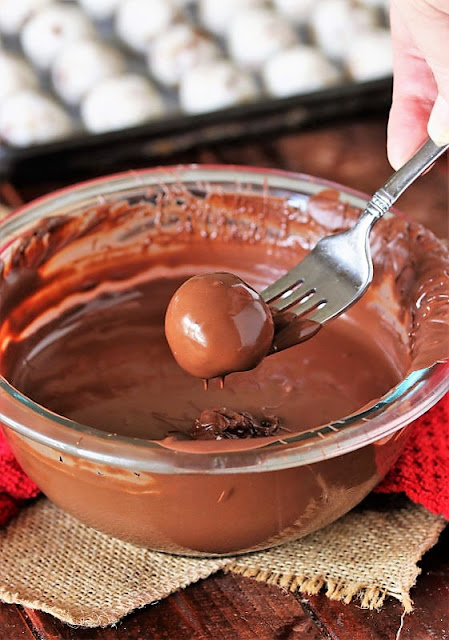 Martha Washington Candy Dipped in Melted Chocolate Image