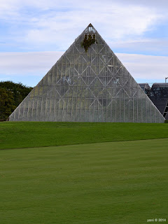 glass pyramid