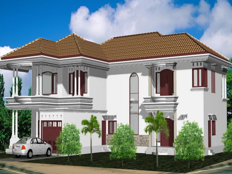 Gambardesain3d: Desain Rumah 2 lantai Type menengah