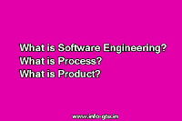 What is Software Engineering? What is Process? What is Product?