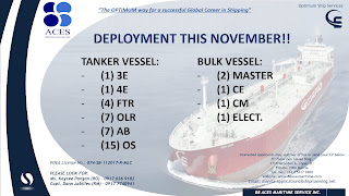 career at oil tanker vessel