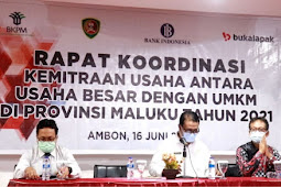 DPMPTSP Maluku Gelar Rapat Koordinasi Kemitraan Usaha Besar dan UMKM