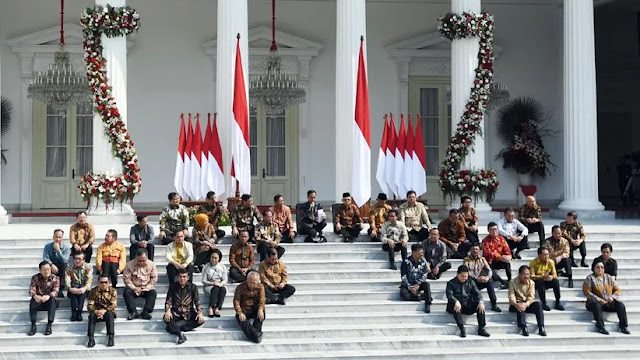 Daftar Lengkap Menteri dan Anggota Kabinet Indonesia Maju 2019-2024