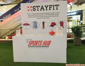 Stay Fit Challenge, StayFit Challenge, Lot 10 Kuala Lumpur, Lot 10 Sports Hub, 1st Anniversary Celebration, Bungee Run, Sit up Challenge, Push Up Challenge, Planking Challenge, Raje Freestyler, Football clinic