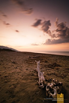 Twilight at Abra de Ilog's Amazona Beach