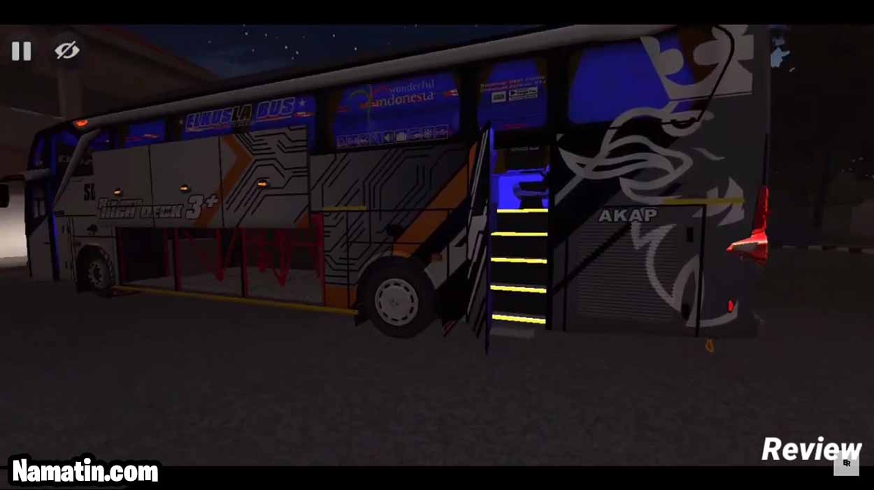 download mod bussid bus termewah knalpot srigala